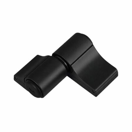 Cerniera registrabile a 2 ali Mechanica Savio 1145/93, interasse 93 mm, portata 100-120 Kg, finitura Nero Anodizzato