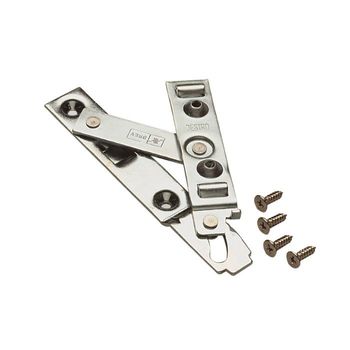 Cerniera a compasso Klem Savio 1170.4 per profilo CU, portata 15-30 Kg, finitura Zincata