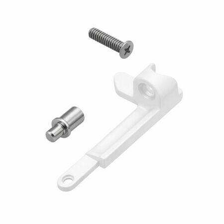 Kit Rinforzo Ribanta 5 Savio 3200.708R per cerniera 3200.709, portata 140 Kg, Destro, finitura Bianco