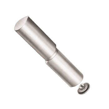 Cerniera Borellona Savio 422 con perno in ottone, altezza 120 mm, finitura Acciaio Lucido