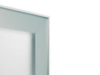 Profilo Plus 11 Emuca per anta in vetro spigoli smussati spessore 4 mm, lunghezza 2,35 mt, finitura Anodizzato Opaco