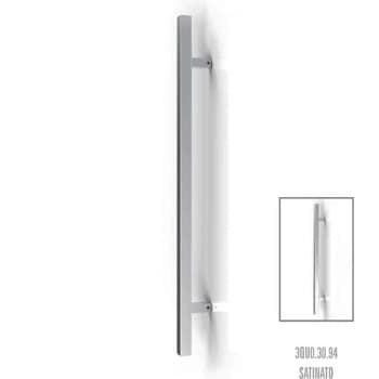 Maniglione per porta Tropex serie TORONTO, finitura Cromo Satinato, interasse 500 mm