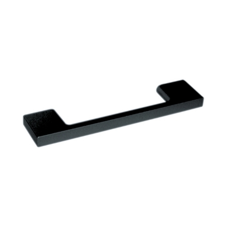 Maniglia MB09020C Confalonieri per mobile, interasse 96 mm, dimensioni 130x9 mm, Zama finitura Nero Opaco