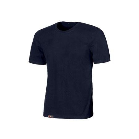 T-shirt U Power Linear da lavoro, linea Enjoy girocollo, tessuto cotone jersey, taglia L, colore Deep Blue