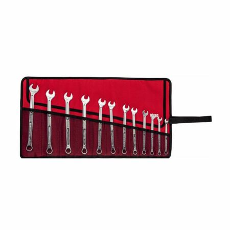 Set 12 chiavi combinate 285 X Usag per dado e bullone, con profili speciali X-Grip, misure 8-19 mm, Acciaio Cromo Vanadio finitura Lucido
