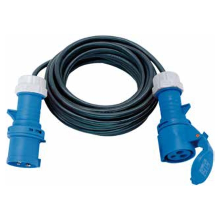Cavo di prolunga CEE 230V/16A Brennenstuhl per uso esterno, spina e presa a 3 poli, lunghezza 10 mt, protezione IP44