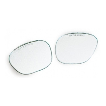 Lenti trasparenti Lens-317N Sacit per occhiali da saldatura, sagomate, in Policarbonato Carborock