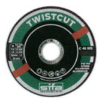 Disco abrasivo Twistcut per pietra e cemento, diametro 115 mm, spessore 1,6 mm