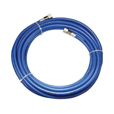 Tubo aria Walmec per verniciatura, 2 attacchi femmina girevoli 1/4 pollici, pressione 20 bar, diametro interno 6 mm - esterno 10 mm, rotolo 10 mt, materiale Poliuretano