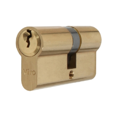 Cilindro 920.5 Viro per serratura, profilo europeo, lunghezza 70 mm 30-40, Ottone finitura Nichelato