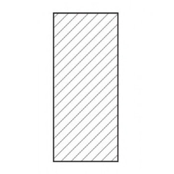 Pannello in laminato per porta scorrevole Quadra IDoor, dimensione 800x2100 mm, finitura Acero Grey
