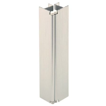 Multiangolo snodato 21/29D.5 Volpato per zoccolo cucina, altezza 150 mm, Alluminio finitura New Metal