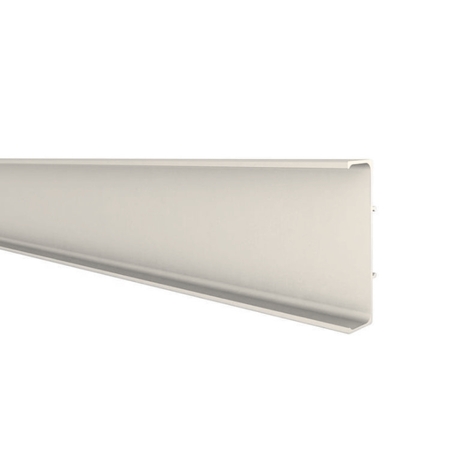 Profilo Gola 80/G39 Volpato per mobile cucina, dimensioni 66,2x17 mm, asta 4200 mm, Alluminio finitura New Metal