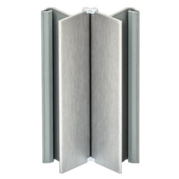 Multiangolo Jolly 21/19.H Volpato per zoccolo cucina, altezza 100 mm, materiale PVC rivestito in Alluminio