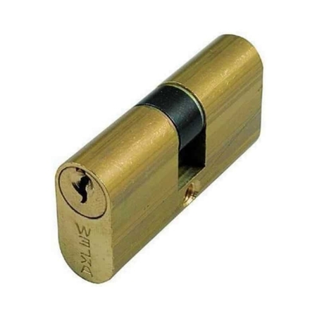 Cilindro ovale 702.22.48.0 Welka per serratura, lunghezza 80 mm 27-53, materiale Ottone