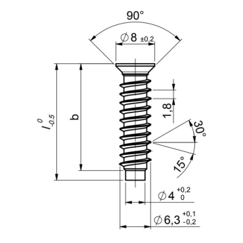 Paulimot Portastampo Per Foratura 6 Mm (Interno), 9x9 Mm Esterno, Lunghezza 55 Mm