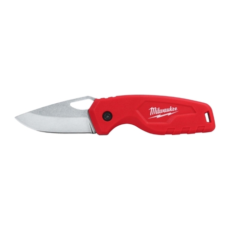 MILWAUKEE Coltellino Multiuso Compatto Richiudibile 4932492661 - Lama In Acciaio Inox Riaffilabile, Blocco Di Sicurezza, 15 Cm