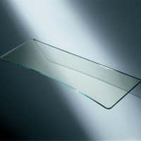 Mensole in vetro acidato design 800 x 250 x 8 mm A