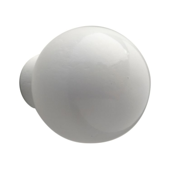 Pomolo a sfera per mobile Mital in legno Noce chiaro 33x37 mm