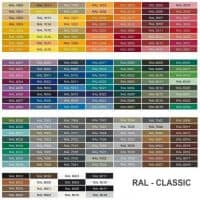 Maggiorazione prezzo per colorazione griglie personalizzate colorate con colori cartella RAL, colore OPACO 