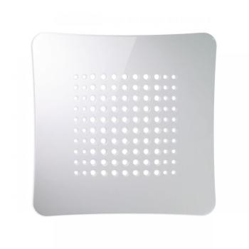 Griglia Aerazione AirDecor serie Astro, diametro supporto a muro 120 mm, finitura Bianco
