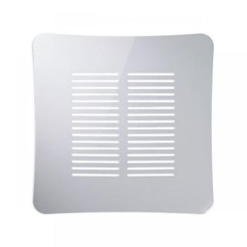 Griglia Aerazione AirDecor serie Gaia, diametro supporto a muro 120 mm, colore Bianco