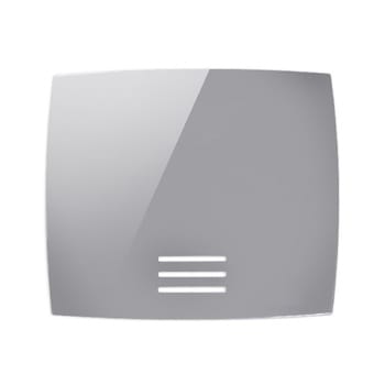 Griglia Aerazione AirDecor serie Diva, diametro supporto a muro 120 mm, colore Grigio