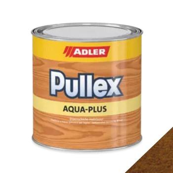 Protettivo Pullex Aqua Plus Adler per legno esterno, a base acqua, a basso spessore, latta 2,5 L, finitura Noce