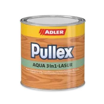 Impregnante Pullex Aqua 3in1 Adler per protezione legno esterno, opaco, a base acqua, latta 2,5 L, Incolore