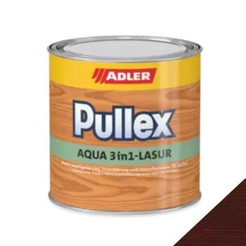 Impregnante Pullex Aqua 3in1 Adler per protezione legno esterno, opaco, a base acqua, latta 2,5 L, finitura Palissandro