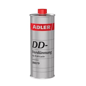 Diluente DD Adler per vernice, a base solvente, poliuretanico, flacone 1 L