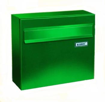Cassetta Postale Alubox, serie Venere, formato rivista, misure 32x37x15,5 cm, in Lamiera elettrozincata, colore Verde