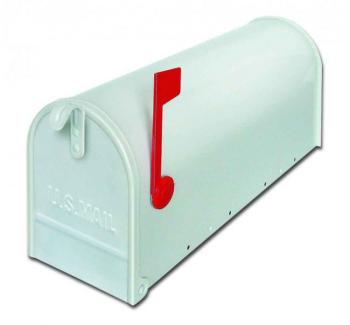 Cassetta postale Alubox serie TOPOLINO 32x48x17 cm in Lamiera zincata colore Bianco