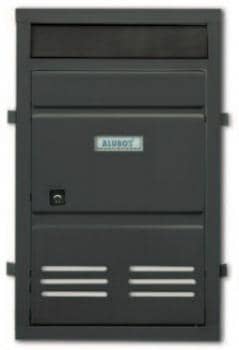 Frontale Alubox, serie SC4, da incasso, per esterni, misure 29x46,5 cm, in Alluminio, colore Ghisa