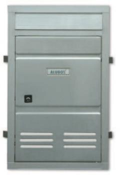 Frontale Alubox, serie SC4, da incasso, per esterni, misure 29x46,5 cm, in Alluminio, colore Argento