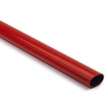 Barra orizzontale ovale 07007 Cisa per maniglione antipanico, lunghezza 900 mm, in Acciaio, finitura Verniciato Rosso