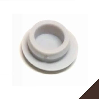 Tappo copriforo Cupraplast, diametro 12,5 mm, altezza 6,25 mm, materiale Nylon, colore Marrone