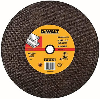 Disco abrasivo DeWalt per flessibile, diametro 355 mm, foro 25,4 mm