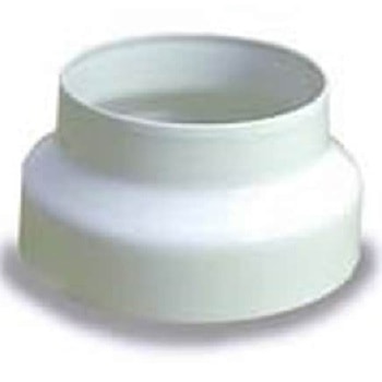 Riduzione classic in lamiera Ferrunion per tubo areazione, diametro 10-8 cm, colore Bianco