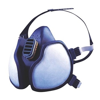 Respiratore a semimaschera senza manutenzione 4255 4000+ 3M, per polveri e vapori organici, classe FFA2P3, con valvola
