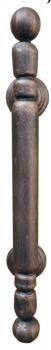 Maniglione in ferro Galbusera art 2321, 350 mm, con rosetta, finitura Nero Antico