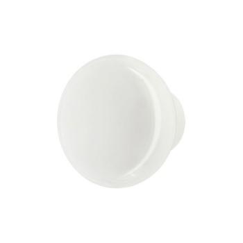Pomello in porcellana per mobile 38 x 29 mm Bianco