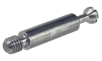 Perno di collegamento zincato 34 mm con filetto lungo 7,5 mm