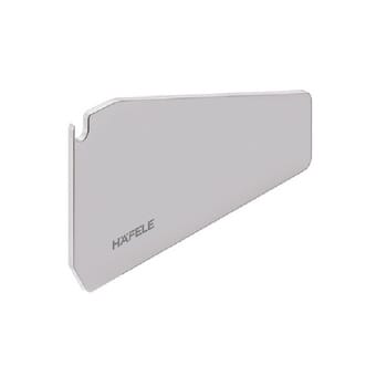 Cover di copertura per guarnitura per sportello mobile Hafele Free up, materiale Plastica, colore Grigio