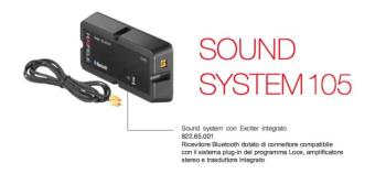 Sound system 105 con Exciter integrato 5 W
