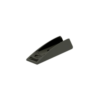 Basetta K-push Tech Livenza per cuffia ridosso, versione corta 20 mm, dimensione 59,3x14,4 mm, finitura Antracite