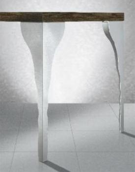 Gambe per tavoli, gamba singola per tavolo altezza 700 mm articolo Manart 267, colore Verniciato in Alluminio