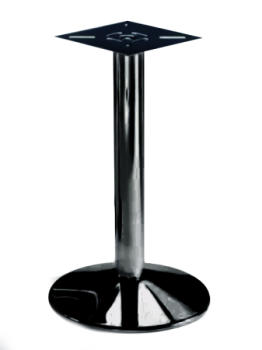 Manart gamba per tavolo, altezza di 730 mm, con base di 450 mm colore nero