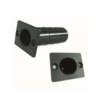 Boccola ovale cieca MOTTURA, dimensioni 21x18,5 mm, profondità 68,5 mm, per serrature serie 74, finitura nero
