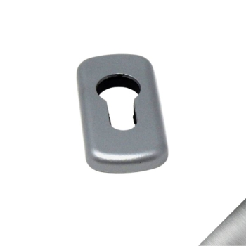 Copricilindro di sicurezza sagomato Comfort Master per maniglia, dimensioni 7x31,5 mm, finitura Inox Satinato